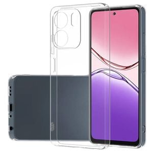MEZON OPPO A5x 4G Slim Clear TPU Gel Back Case Wireless Charging Compatible