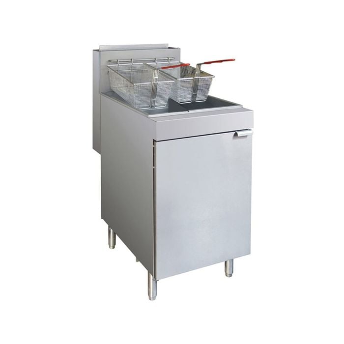 Frymax Rc400te Natural Gas Tube Twin Vat Fryer
