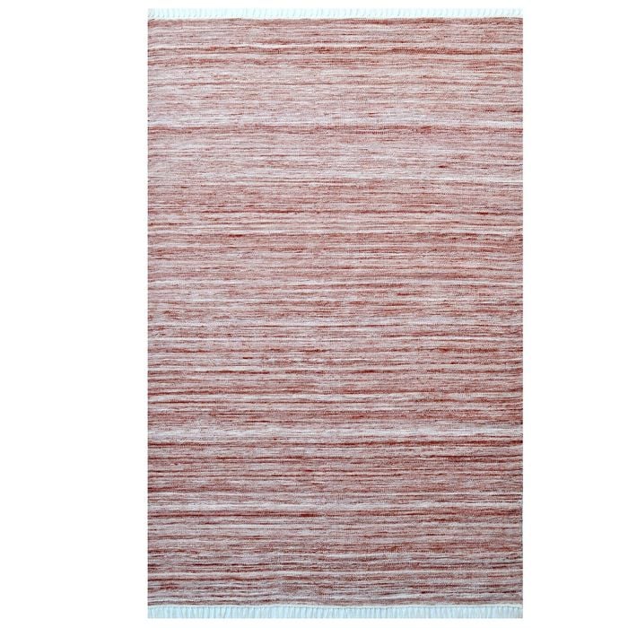 Shadow - Indoor/outdoor Durrie Rug - 6253 - Brick Red - 190x280cm