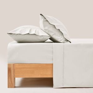 Dreamaker 250TC Cotton & Recycled Polyester Blend Sheet Set Silver Grey Single Bed