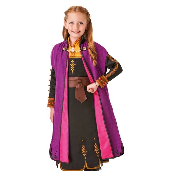 Rubies Anna Frozen 2 Limited Edition Travel Dress Girls Dress Up Costume Size S