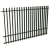 ProtectorAl 1201-2399W x 1500H Woodland Grey Aluminium Radiator Pool Fence Panel with mid rail