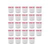 Argon Tableware 90ml Glass Jam Jars With Airtight Red Gingham Lids - Set Of 24 Empty Screw Top Kitchen Storage Preserving Jar