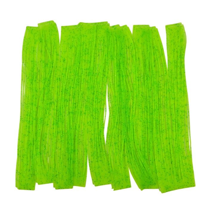 Artizan 22 Strand Silicon Skirting, Chartreuse, Qty 20