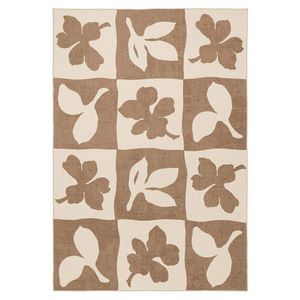 Loopsie-290cm X 190cm-perivale Printed Brown Washable Rug