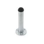 Lemaar 90mm Satin Stainless Steel Round Pole Wall Mounted Door Stop