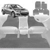 6D Diamond Car Floor Mats for Mazda 3 2009-2013-Full Set-Grey-Outback GT
