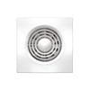 HPM 150mm White Square Exhaust Fan With Timer