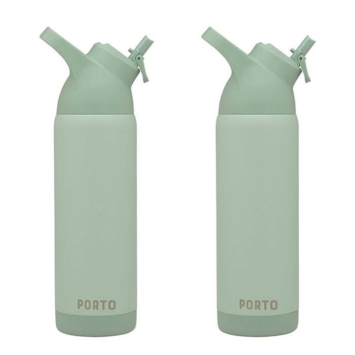 2PK Porto Atlas Vacuumed Insulated Water Bottle 700ml Mint