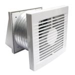 Manrose 150mm Bathroom Wall Exhaust Fan Kit