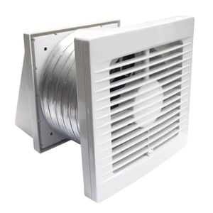 Manrose 150mm Bathroom Wall Exhaust Fan Kit