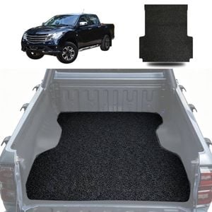 Signature Honeycomb UTE Tub Mat Tray Liner for Mazda BT-50 Dual Cab 2011 - 2020 (UP UR) - Black