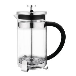 Olympia Coffee Plunger Contemporary Glass 3 Cup French Press Cafetiere