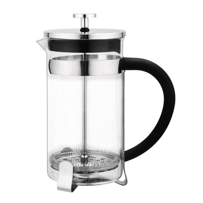 Olympia Coffee Plunger Contemporary Glass 3 Cup French Press Cafetiere