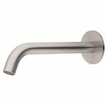 Foreno Brushed Stainless Steel E-Steel Minimal Bath Spout