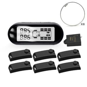 Promata Mata T2 Solar Tyre Pressure Monitor For Trucks - 6 Internal Sensors - With Booster