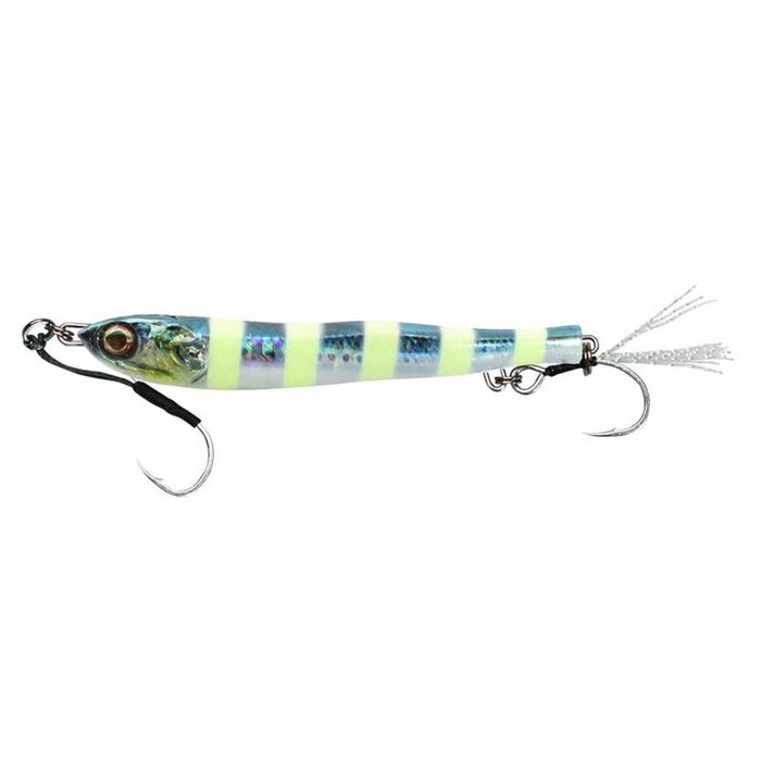 Little Jack Metal Adict Type 03 Fishing Jig 20g 08 Zebra Glowing Sardine