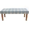 LVD Velvet Moroccan 101x41cm Wood Ottoman/Bench Furniture Rectangle