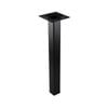 Adoored 25 x 25 x 250mm Black Square Tube Furniture Leg