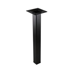 Adoored 25 x 25 x 250mm Black Square Tube Furniture Leg