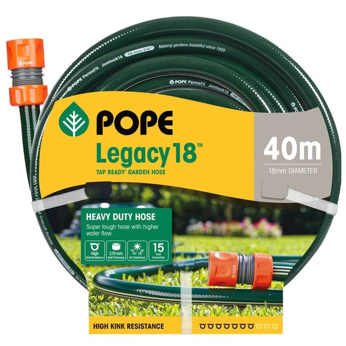 Pope 18mm x 40m Legacy Garden Hose