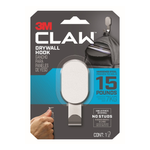 3M 7kg Silver CLAW Plasterboard Wall Hook