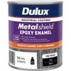 Dulux 500ML Metalshield Epoxy Enamel Flat Paint Black - .5L