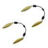 Swimerz Tail Spinner Hammered Brass, 5 Pack