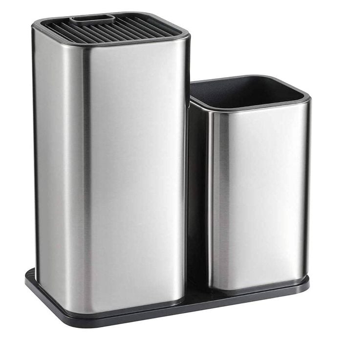 2 in 1 Stainless steel knife holder for kitchen