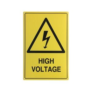 Brutus 450 x 300mm High Voltage Plastic Sign