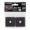 Zenith M10 x 50 x 50 x 3mm Black Square Washer - 4 Pack