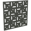 ProtectorAl 300-1200 x 300-1200mm Woodland Grey Mosaic Unframed Solid Aluminium Decorative Panel 