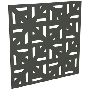 ProtectorAl 300-1200 x 300-1200mm Woodland Grey Mosaic Unframed Solid Aluminium Decorative Panel 