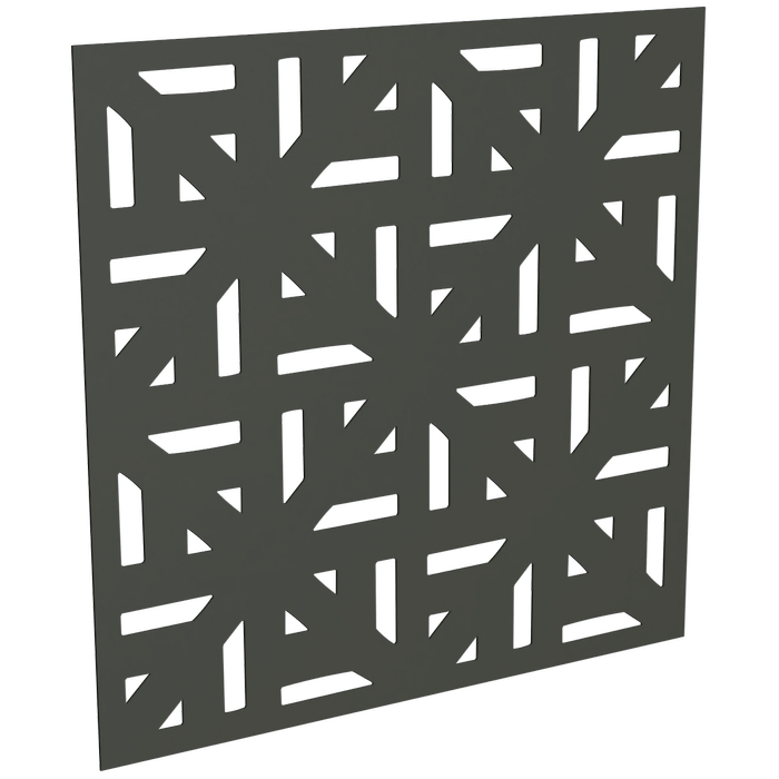 ProtectorAl 300-1200 x 300-1200mm Woodland Grey Mosaic Unframed Solid Aluminium Decorative Panel 