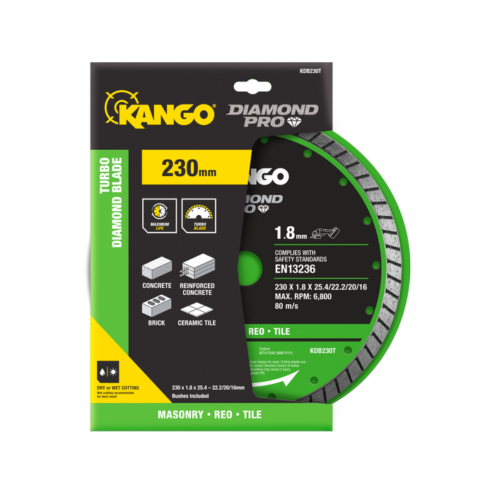 Kango 230mm Turbo Diamond Saw Blade