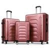ALFORDSON 3pcs Luggage Trolley Suitcase Set Pink
