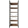 William 6-Tier Bookshelves - Walnut