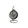 Kakadu Pod Chair - Black Frame with Grey Cushion L103 x W110 x H200