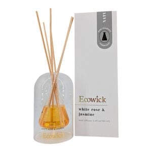 Diffuser Clear Lantern Bottle 180ml White Rose Jasmine
