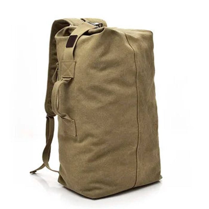 NNEOBA Canvas Travel Backpack Hand Shoulder Bag Green