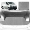 6D Diamond Car Boot Mat for Toyota Hiace Van (LWB)2019-Current-Cargo Mat-Grey-Outback GT