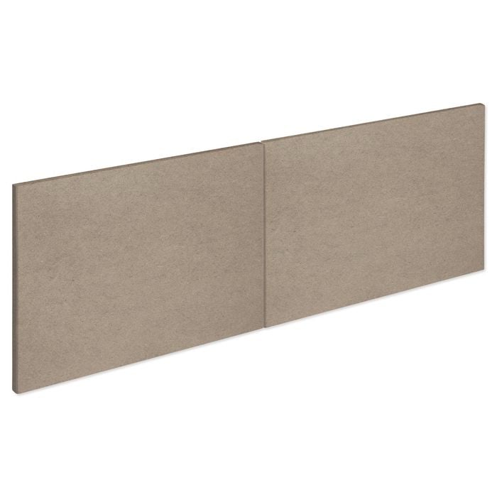 Kaboodle 950mm Raw Board Modern Overhead Door - 2 Pack