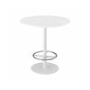 Olg Disc Bar Leaner White Frame White Top 1050mm Diameter