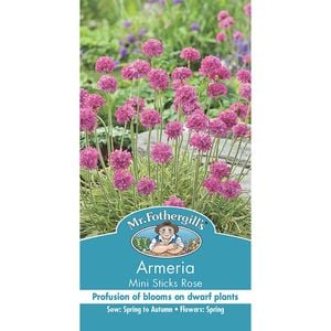 Mr Fothergill's Armeria Mini Sticks Rose Seeds