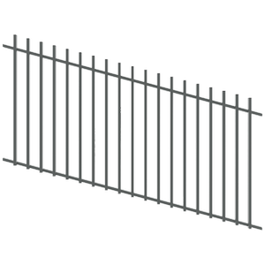 ProtectorAl 1201 - 2400 x 1200mm Monument Raked 16-30º Batten Pool Fence Panel