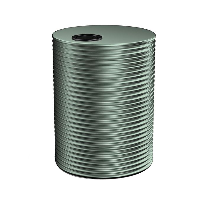 Kingspan 8000L Round Steel Water Tank - 2400mm x 1860mm Cottage Green
