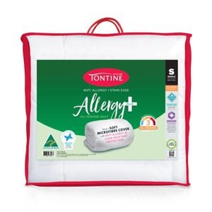 Tontine Allergy Plus Stain Ease Quilt All Seasons Athsma Friendly Double
