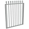 ProtectorAl 975 W x 1200mm H Palladium Silver Aluminium Spear Top Pool Gate