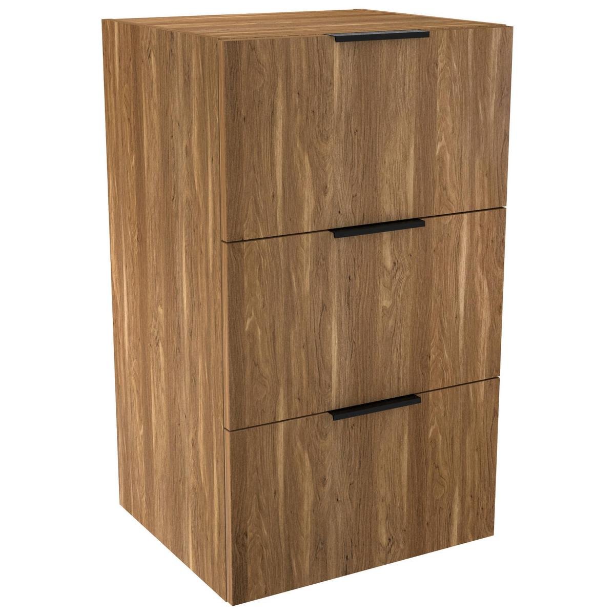 Lugna 768 x 450 x 380mm Cove 3 Drawer Storage Cabinet - Bunnings New ...