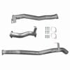 Ignite Exhausts Dpf Back For Toyota Landcruiser 76 Series V8 Wagon 3" With Pipe Only Raw Aluminised Steel